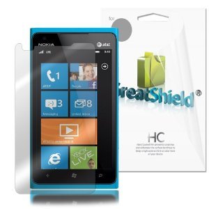 GreatShield Ultra Smooth Clear Screen Protector Film for Nokia Lumia 900 (3 Pack)