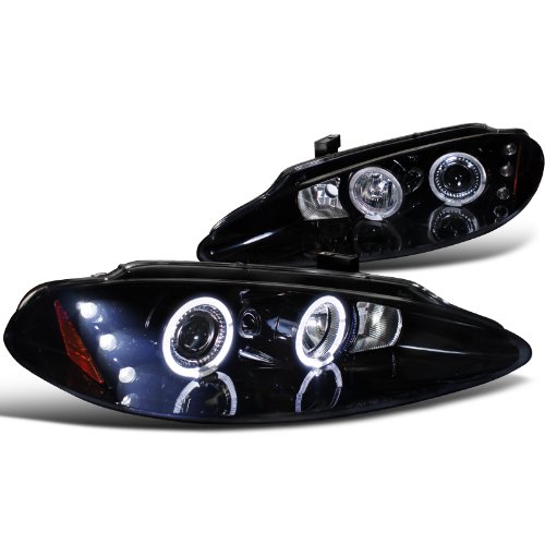 Dodge Intrepid Es R/T Se Sxt Dual Halo Led Projector Headlights Smoked On Sale