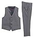 2 Piece Kids Boys Gray Vest and Pants Formal Set, 5