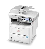 OKI MB 470 - Multifonction (télécopieur / photocopieuse / imprimante / scanner) - Noir et blanc - voyant - copie (jusqu'à) : 28 ppm - impression (jusqu'à) : 28 ppm - 300 feuilles - 33.6 Kbits/s - parallèle, Hi-Speed USB, 10/100 Base-TX - CA 230 V