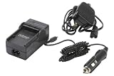Mains and Travel Battery Charger for Kodak CR-V3 (Fits:C300, C310, C315, C330, C340, C360, C433, C433, C530, C533, C623, C643, C653, C743, C743, C875, C875, CD33, CD40, CD43, CD50, CW330, DX3215, DX3500, DX3600, DX3700, DX3900, DX4330, DX4530, DX4900, DX6340, DX6440, Z612, Z650, Z663, Z700, Z740, 2100, 2200, 3100, 3200, 700, 950, C-150, C-160, C-2020, C-2040, C-21, C-211, C-220, C-3000, C-310, C-350, C-360, C-3020, C-3040, C-4000, C-4000, C-4040, C-450, C-5050, C-700, C-720, C-725, C-730, C-740, C-750, D-100, D-150, D-230, D-370, D-380, D-390, D-395, D-460 D-490, D-510, D-520, D-540, D-550, D-560, D-565  D-575, D-580, E10, E-100RS, E-20N, DB100, 33LF, 33WR, 43WR, S30, S40, 30, 540, 230, PDR-M500, E203, E223, E323, F100, F200, F300, 101, 240, 350SE, 360, 401, A40, A400, V3, V4, V4000, V5, V50, GV-3EX, GV-20, QV-10, QV-11, QV-30, QV-100, QV-200, QV-2400UX, QV-2800UX, QV-2900UX, QV-3500, QV-3000, QV-3000EX, QV-3500, QV-4000, QV-4000EX, QV-5000, QV-5700SX, DSC-AZ1, DSC-R1, DSC-S1, DSC-SX1Z, DSC-S4, DSC-S5)