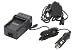 Mains and Travel Battery Charger for Kodak CR-V3 (Fits:C300, C310, C315, C330, C340, C360, C433, C433, C530, C533, C623, C643, C653, C743, C743, C875, C875, CD33, CD40, CD43, CD50, CW330, DX3215, DX3500, DX3600, DX3700, DX3900, DX4330, DX4530, DX4900, DX6340, DX6440, Z612, Z650, Z663, Z700, Z740, 2100, 2200, 3100, 3200, 700, 950, C-150, C-160, C-2020, C-2040, C-21, C-211, C-220, C-3000, C-310, C-350, C-360, C-3020, C-3040, C-4000, C-4000, C-4040, C-450, C-5050, C-700, C-720, C-725, C-730, C-740, C-750, D-100, D-150, D-230, D-370, D-380, D-390, D-395, D-460 D-490, D-510, D-520, D-540, D-550, D-560, D-565  D-575, D-580, E10, E-100RS, E-20N, DB100, 33LF, 33WR, 43WR, S30, S40, 30, 540, 230, PDR-M500, E203, E223, E323, F100, F200, F300, 101, 240, 350SE, 360, 401, A40, A400, V3, V4, V4000, V5, V50, GV-3EX, GV-20, QV-10, QV-11, QV-30, QV-100, QV-200, QV-2400UX, QV-2800UX, QV-2900UX, QV-3500, QV-3000, QV-3000EX, QV-3500, QV-4000, QV-4000EX, QV-5000, QV-5700SX, DSC-AZ1, DSC-R1, DSC-S1, DSC-SX1Z, DSC-S4, DSC-S5)