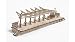 UGears Plywood Railway Platform Collectible Mechanical Model