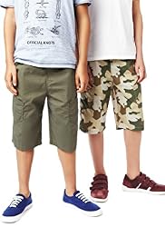 2 Pack Pure Cotton Drawstring Shorts