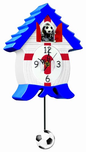 HeadsUp Design Company Kuckucksuhr England Fu&szlig;ball limitierte Edition