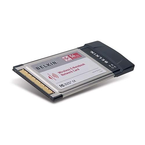 Belkin Wireless G Notebook Card F5D7010 - Network adapter - CardBus - 802.11b, 802.11g