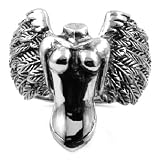 Stainless Steel Rings - Sizes 9-12 Athena Nike by ToltecTraders.com