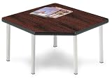 OFM ET3030-MAHOGANY Corner Table - 4 Legs - Mahogany