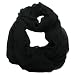 5 in 1 Infinity Circle Summer Light Scarf Black