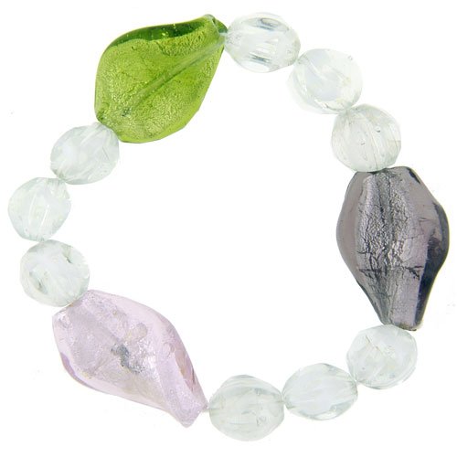 Multi Color Twist Murano Glass Bracelets