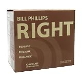 Bill Phillips Right Nutrition Shake, Chocolate, 2-Ounce Servings, 12-Count Box