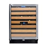 Vinotemp 50-Bottle Wine Cooler with Interior Display