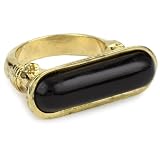 Belle Noel Egyptian Black Onyx Stone Ring