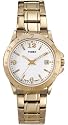 Timex Womens classic white face gold bracelet - T2M786PF