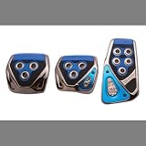 RAZO RP104BL JDM Blue GT Carbon Fiber Manual Pedal Covers