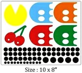Pak-man Cartoon Wall Decal Sticker
