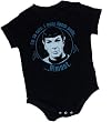 "I'm So Cute, I Made Spock Smile... Almost." -- Star Trek Infant Onesie Snapsuit