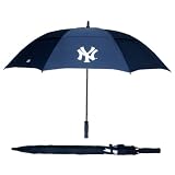 MLB New York Yankees Wedge Umbrella (Large, Navy)