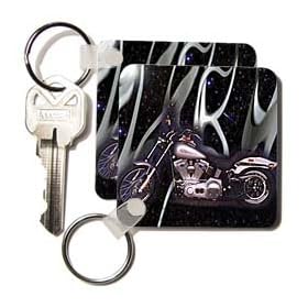 Key Chain Picturing Harley-Davidson® Motorcycle