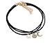 Moon Star Sun Set pendant Charm Leather Choker Necklace Chain Collar Fashion