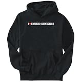 Hoodie Mens Black  I love French Connection  Drinks