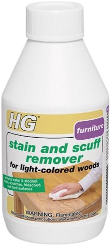 HG International 412030112 Stain and Scuff Remover for light-colored woods, 8.45-Ounce