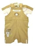 Organic Cotton Boys Little Tiger 2 Piece Set w/Overalls