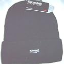 Mens Thinsulate Thermal Winter Hat Black