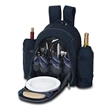Picnic Plus Stratton 4 Person Picnic Backpack - Navy