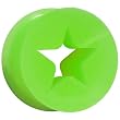0 Gauge Green Star Silicone Flexible Tunnel