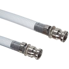 Unisource 1700 PVC Food Suction/Discharge Hose Assembly, Stainless Steel Cam And Groove Connection