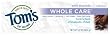 Tom's of Maine Natural Whole Care Anticavity & Tartar Control Plus Whitening Fluoride Toothpaste, Cinnamon-Clove, 5.2-Ounce Tubes (Pack of 6)
