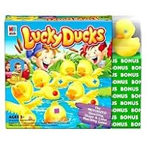 Lucky Ducks Game with Bonus Rubber Ducky, By Hasbro