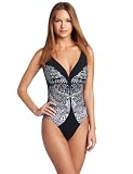 Gottex Women's Salome V Neck One Piece Swimsuit