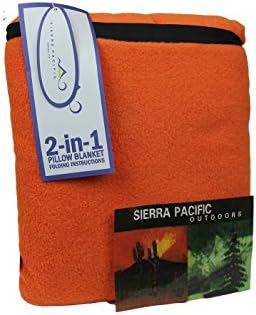Sierra Pacific Pillow Blanket Orange