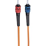 Tripp Lite Duplex Multimode 62.5/125 Fiber Patch Cable (ST/ST), 1M (3-ft.)(N302-003)