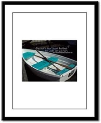 Framed Print She Left Her Boat Behind To Walk On Water