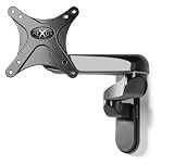 AVF XL004PB-A Nexus Dual Arm Swivel & Tilt LCD TV Wall Mount for 12-23 Screen (Piano Black)