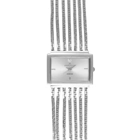 AK Anne Klein Ladies Silver-Tone Bracelet Watch # 10-7209SVSV by AK Anne Klein