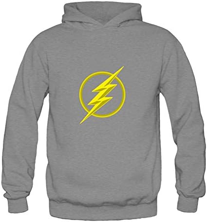 TOPT Women's Zoom Reverse Flash Logo Sweatshirts Dark Grey M