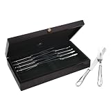 Waterford Ballet Ribbon 10 Piece Steak Knife and Carving Set with Storage Chest by Reed & Barton