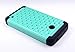 Thousand Eight(TM) For Nokia lumia 635, Nokia lumia 630 Diamond Studded Silicone Rubber Skin Hard Case + [Screen Protector Shield(Ultra Clear)+Thousand Eight(TM)Touch Screen Stylus] (Diamond teal green)