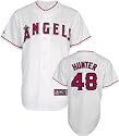 Torii Hunter Jersey: Youth 2009 Majestic Home White Replica #48 Los Angeles Angels of Anaheim Jersey