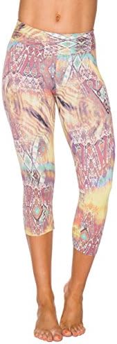 Kollide Women's 3/4 Workout Tights Arabian Desert Small
