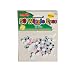 Charles Leonard Inc., Wiggle Eyes, Round, 7mm, Assorted, 50/Bag (64557)