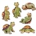 Turtles (Set Of 6) - Collectible Figurine Statue Figure Sculpture