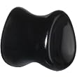 0 Gauge Concave Pear Obsidian Stone Plug