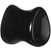 1/2" Concave Pear Obsidian Stone Plug