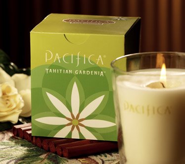 Pacifica Natural Soy Candle- Tahitian Gardenia- 5.5 Oz.