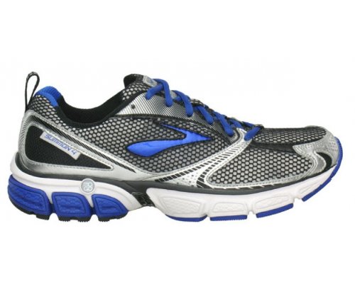 BROOKS Herren Summon 4 Laufschuhe, Silber/Blau, 40